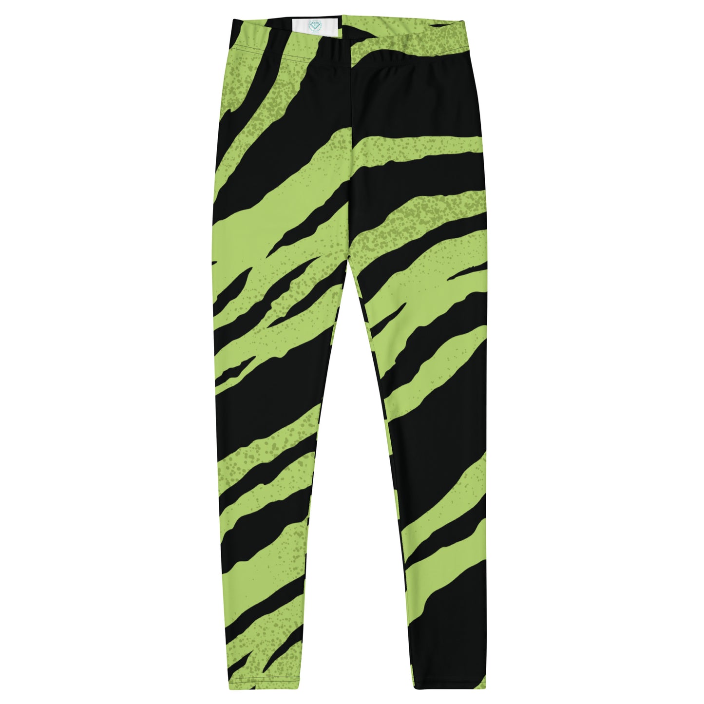 Green Tiger print Leggings