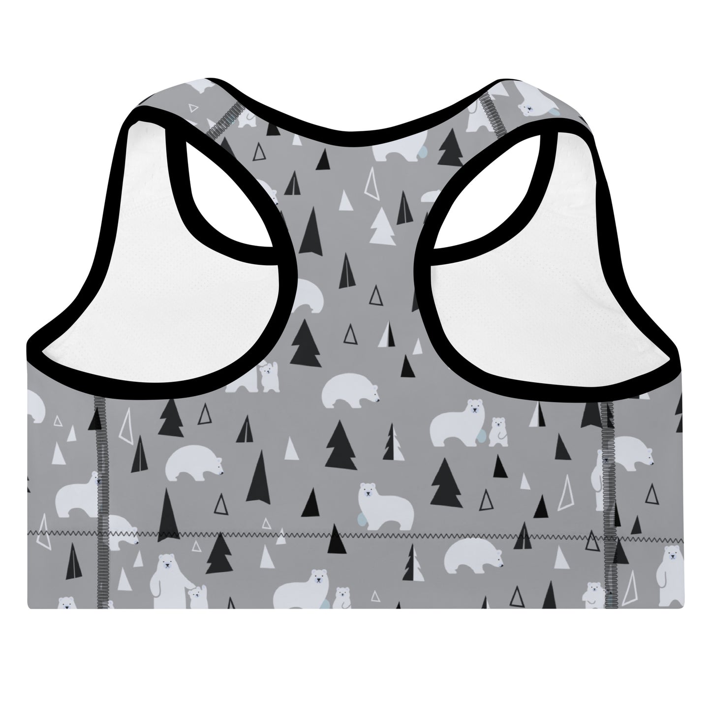 Polar Bear Padded Sports Bra