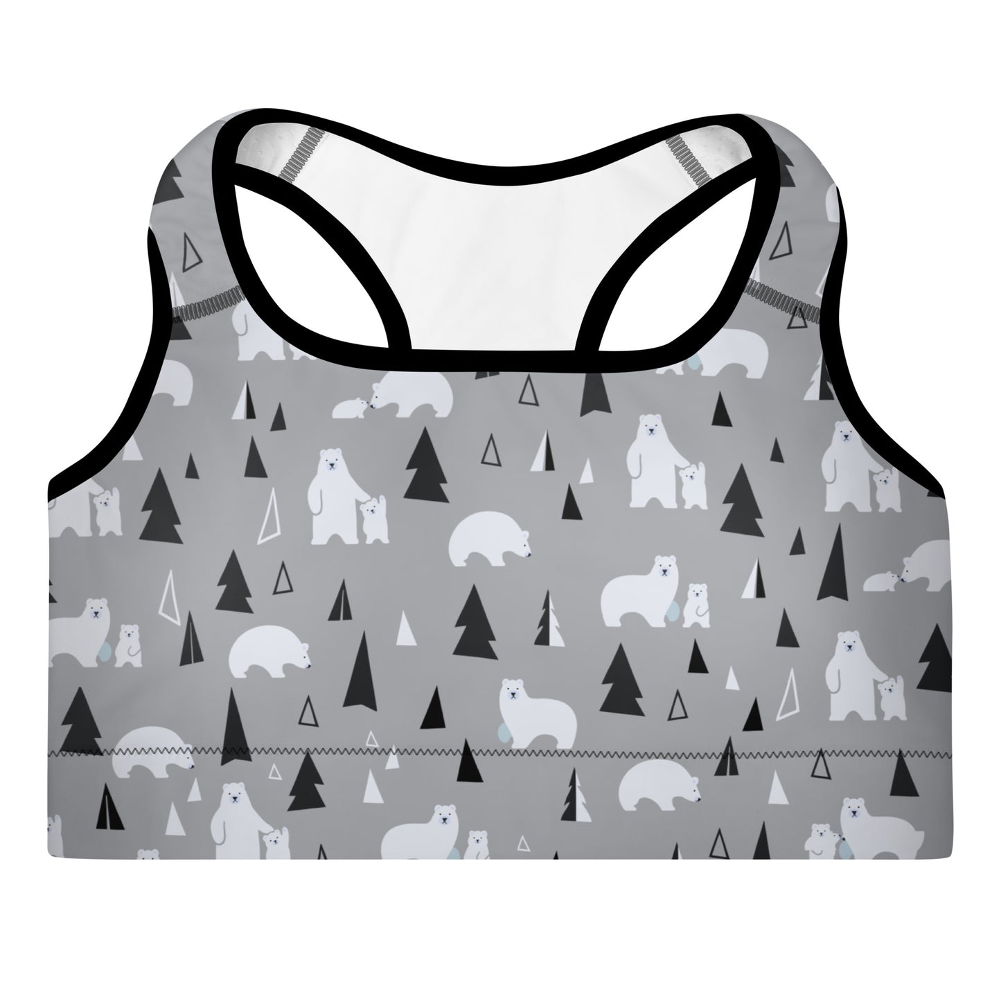 Polar Bear Padded Sports Bra