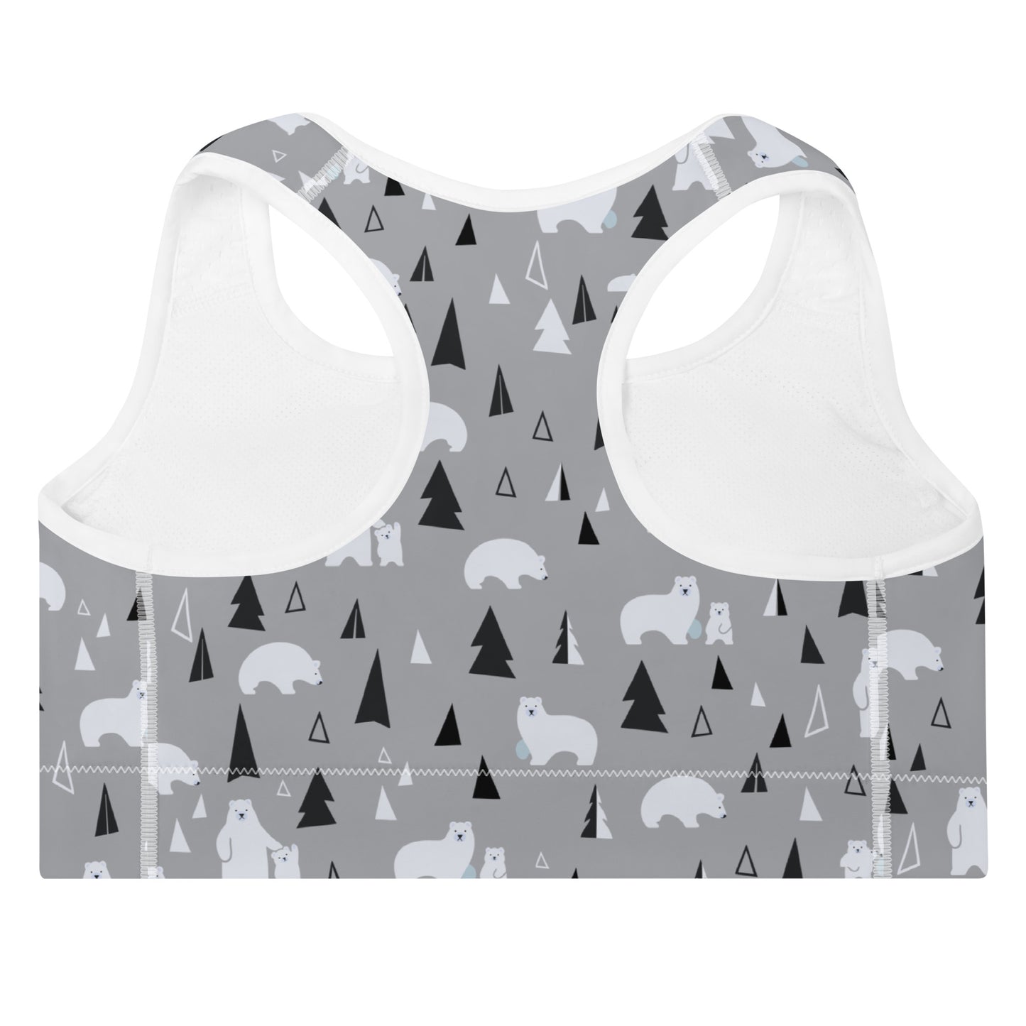 Polar Bear Padded Sports Bra