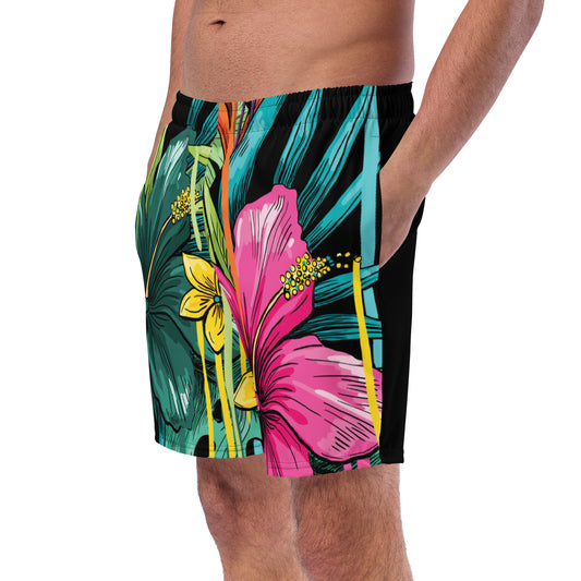 Flower Men's swim trunks