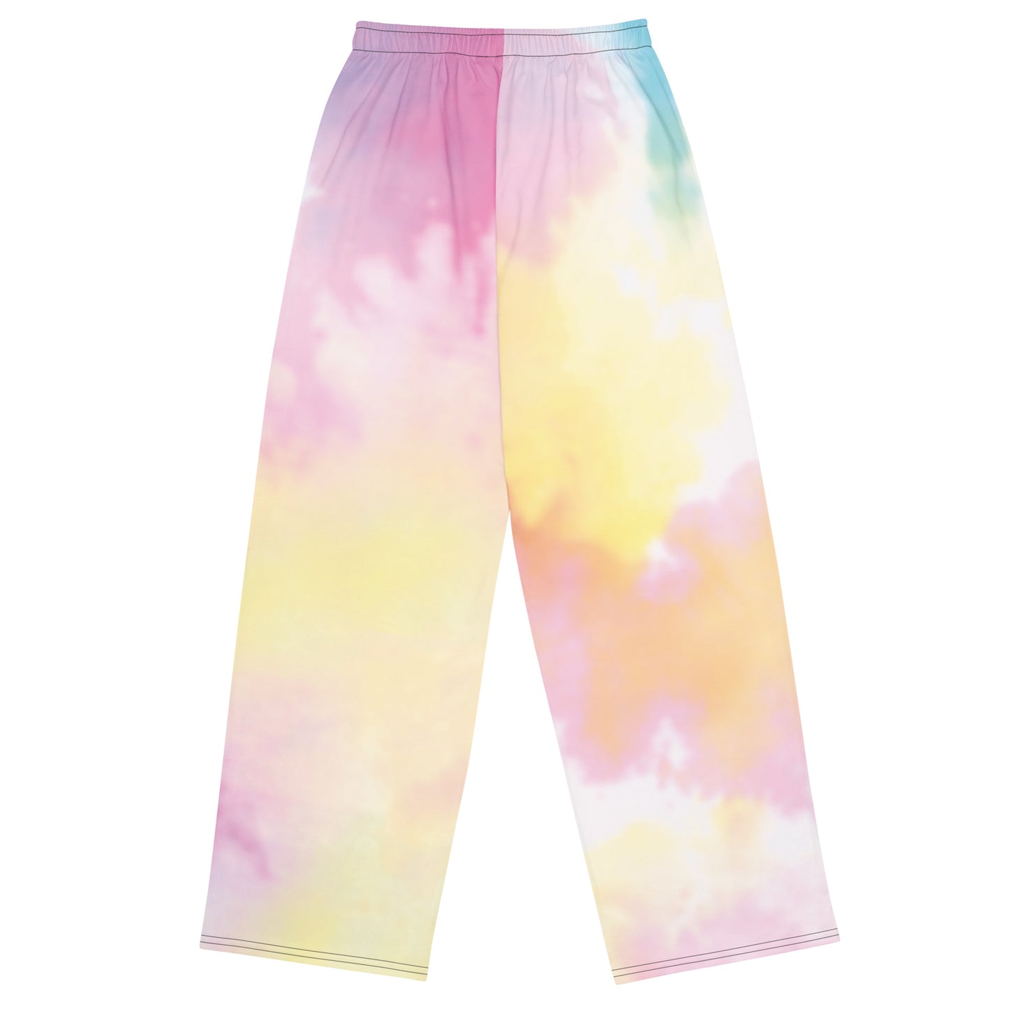 Tie Die print unisex wide-leg pants