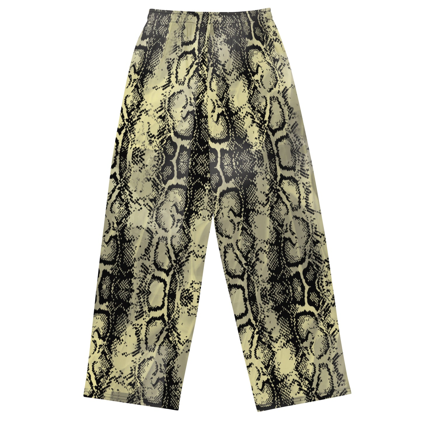 Snake Skin unisex wide-leg pants