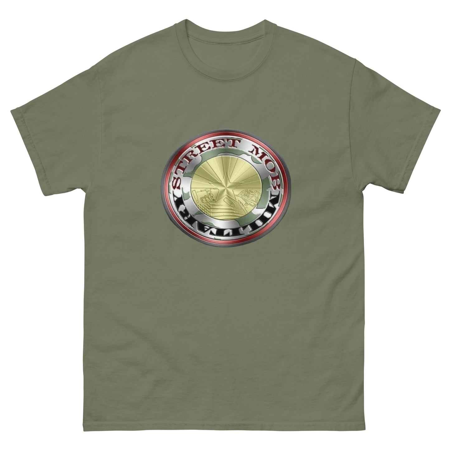 XPL1CIT Street Mob Military Mens T-shirt