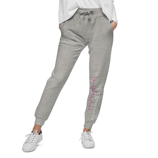 Free Will Unisex fleece sweatpants