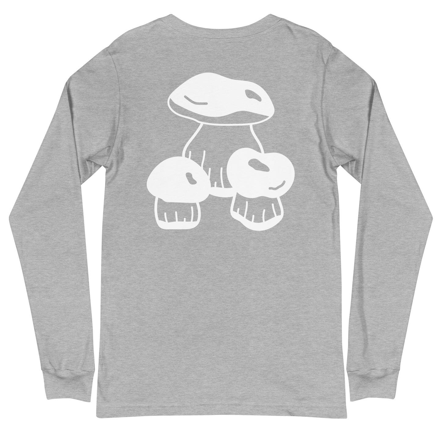 3 Piece Mushroom Unisex Long Sleeve Tee