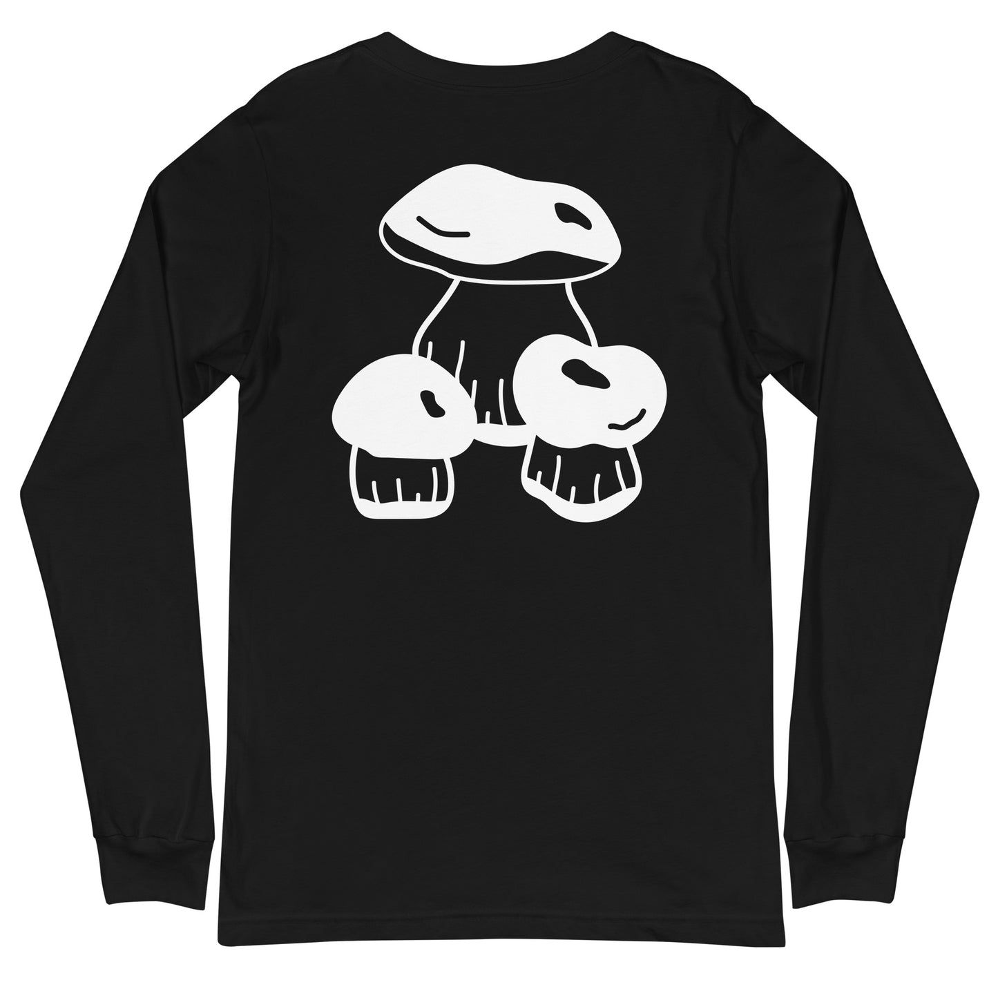 3 Piece Mushroom Unisex Long Sleeve Tee