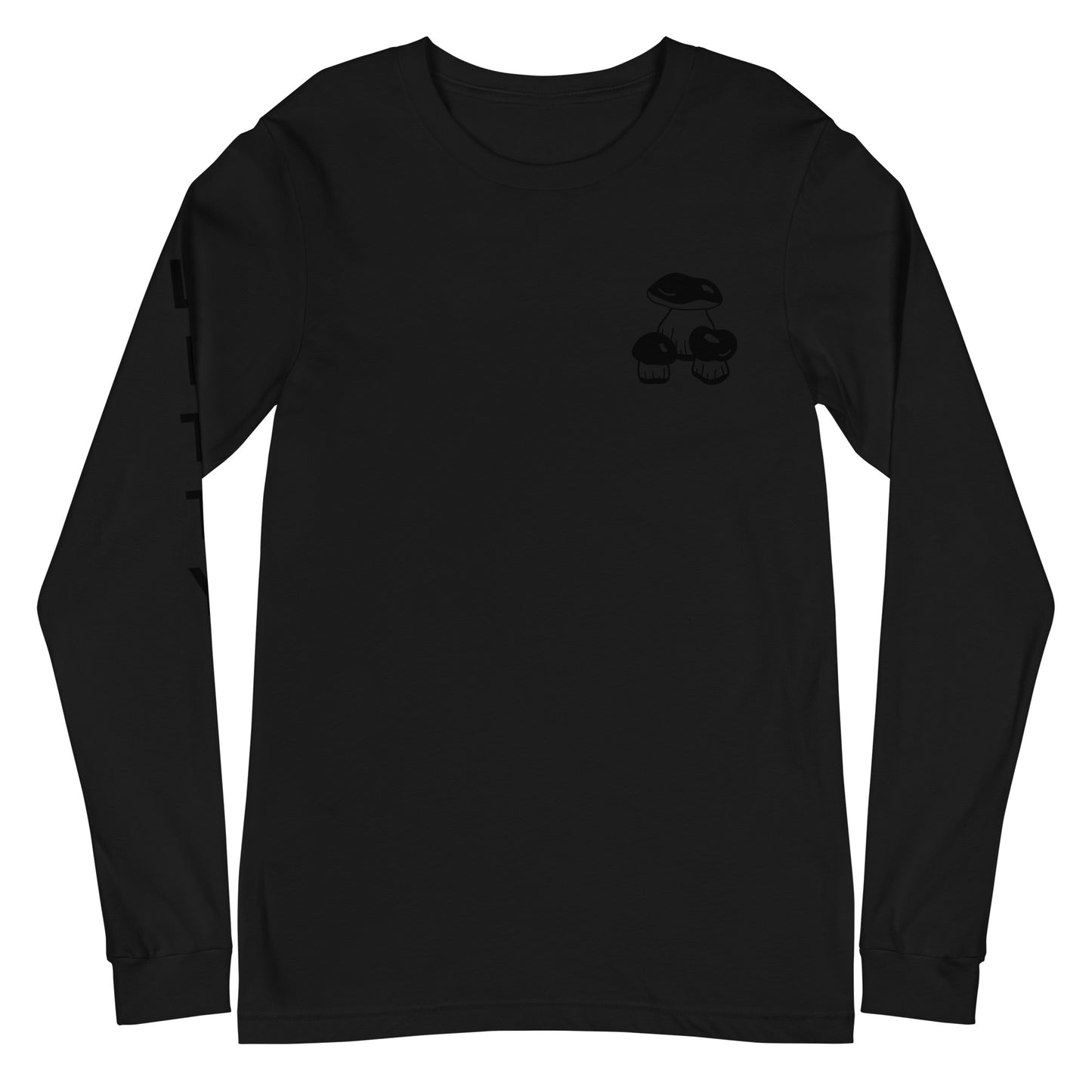 3 Piece Mushroom Unisex Long Sleeve Tee