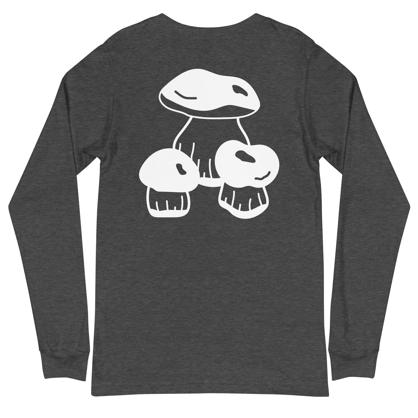 3 Piece Mushroom Unisex Long Sleeve Tee