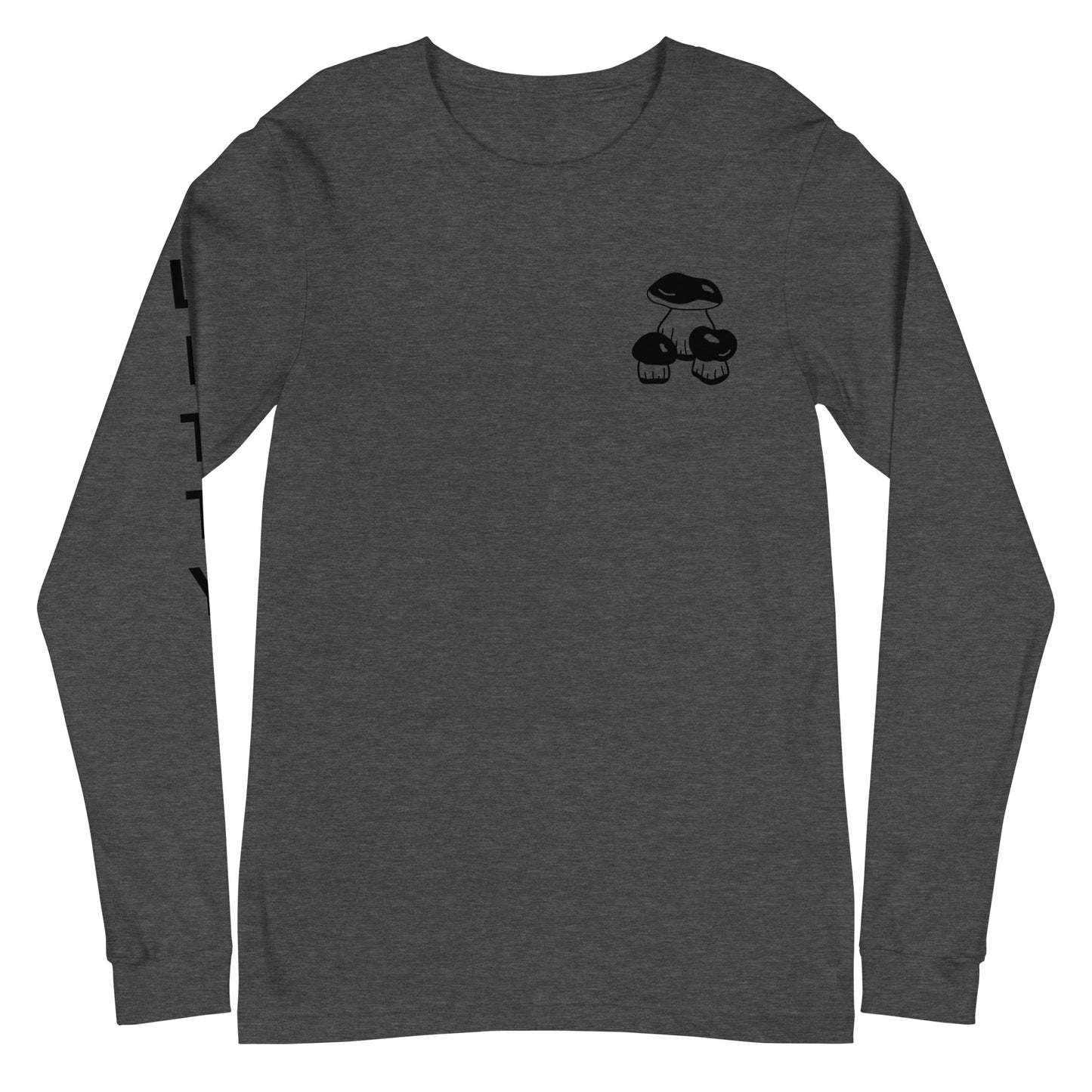 3 Piece Mushroom Unisex Long Sleeve Tee