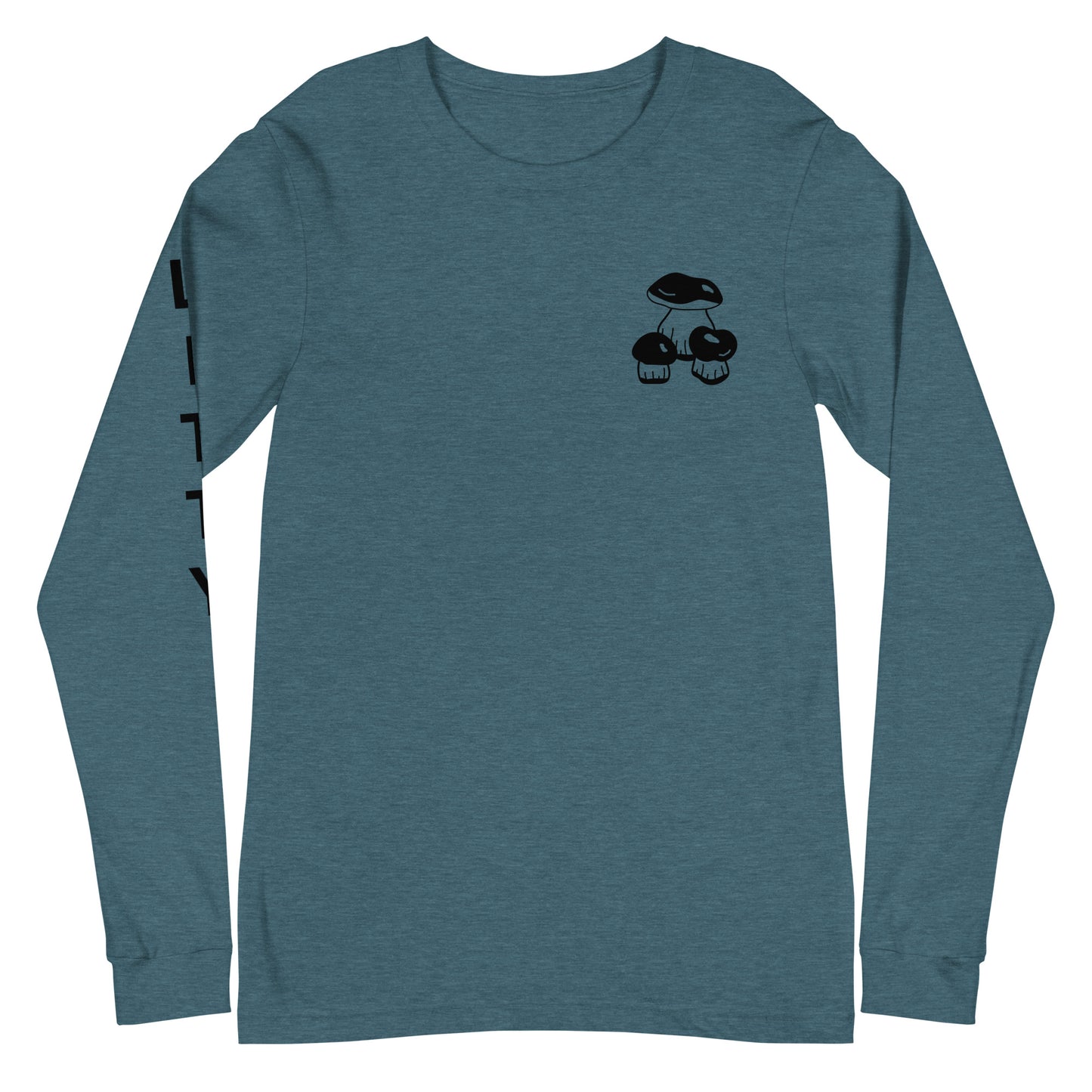 3 Piece Mushroom Unisex Long Sleeve Tee