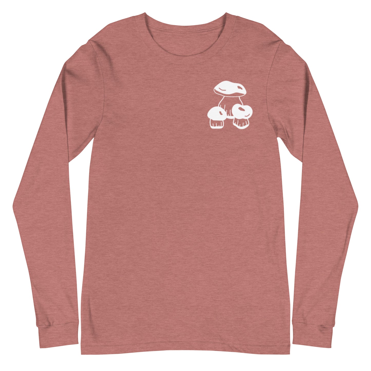 3 Piece Mushroom Unisex Long Sleeve Tee