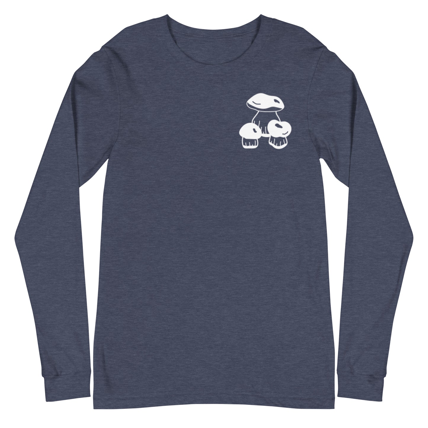 3 Piece Mushroom Unisex Long Sleeve Tee