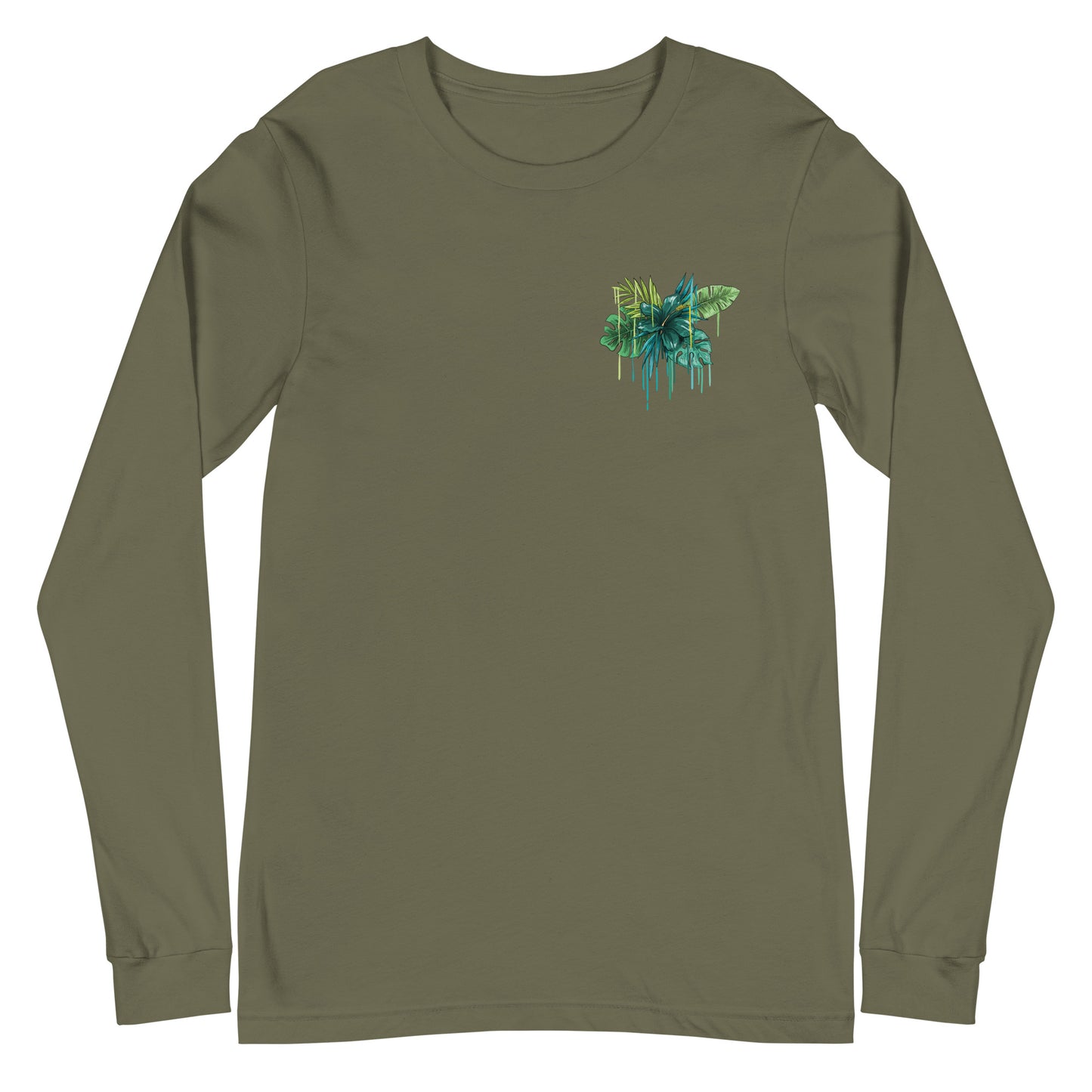 Drippy Flower Unisex Long Sleeve Tee