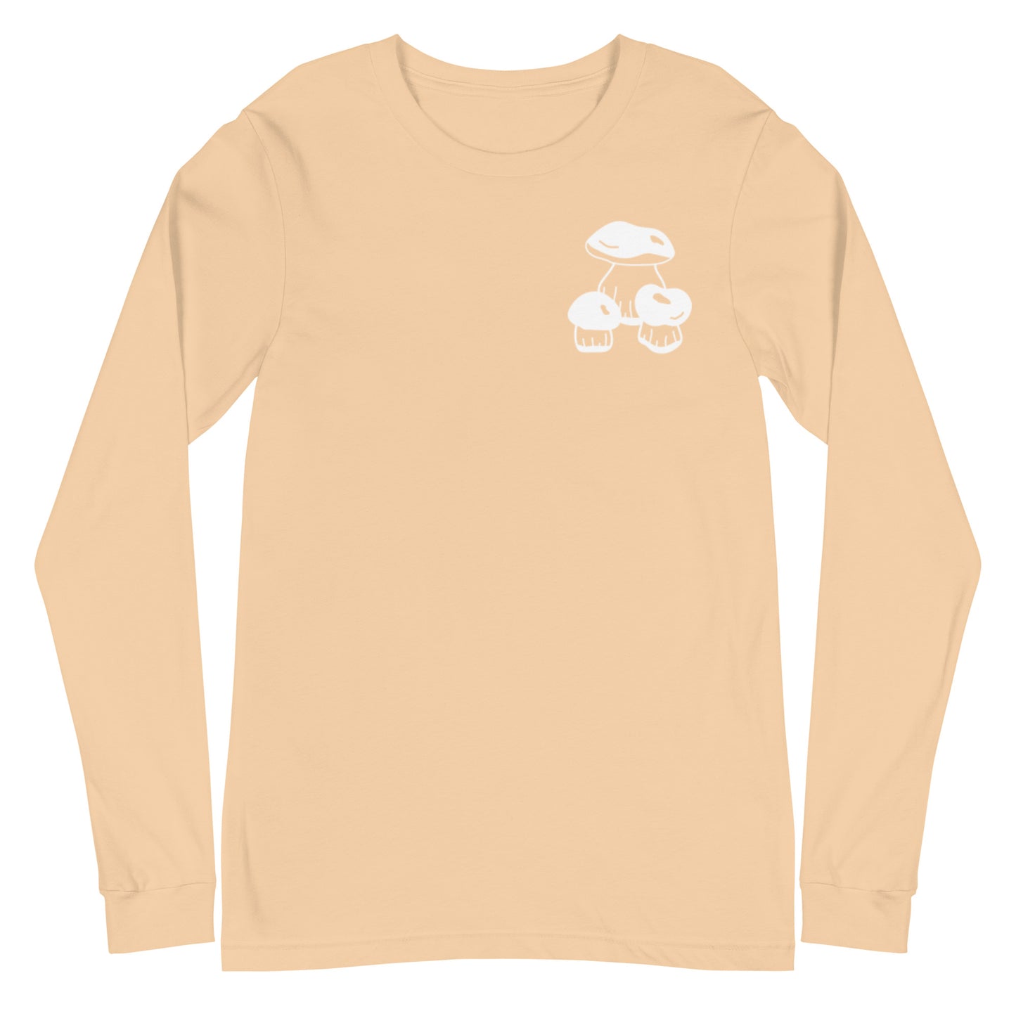 3 Piece Mushroom Unisex Long Sleeve Tee