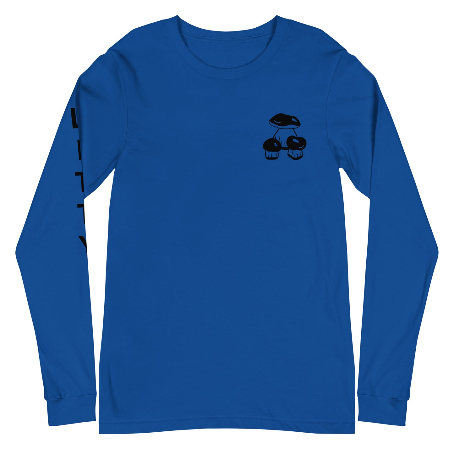 3 Piece Mushroom Unisex Long Sleeve Tee