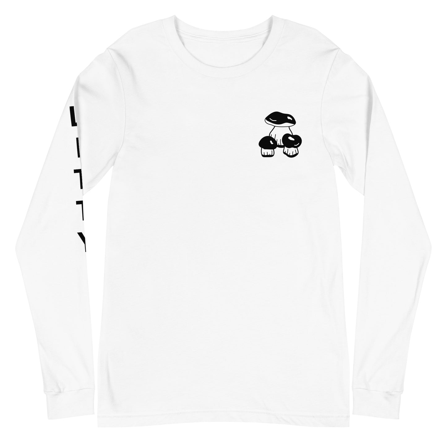 3 Piece Mushroom Unisex Long Sleeve Tee