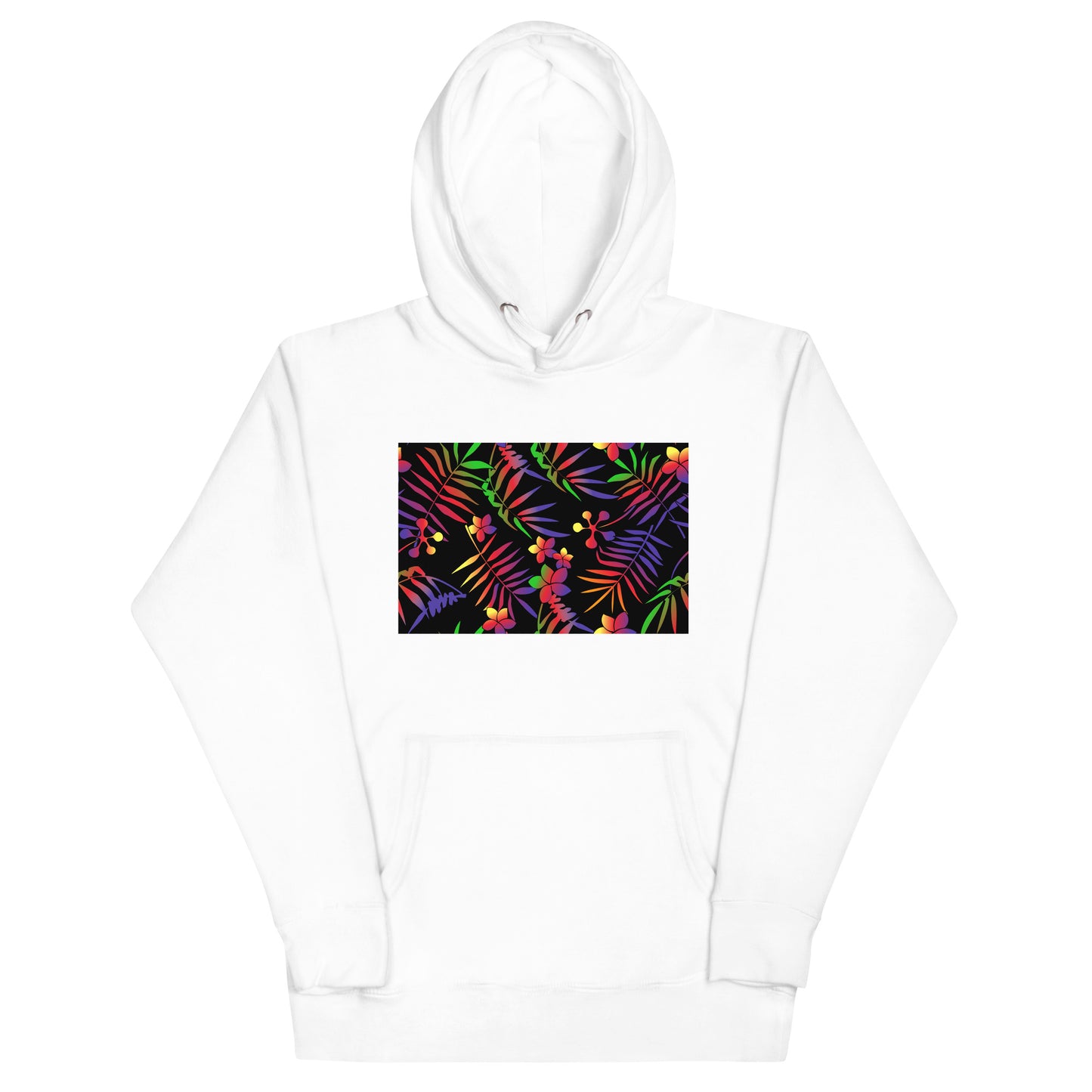 Flower Pattern Unisex Hoodie