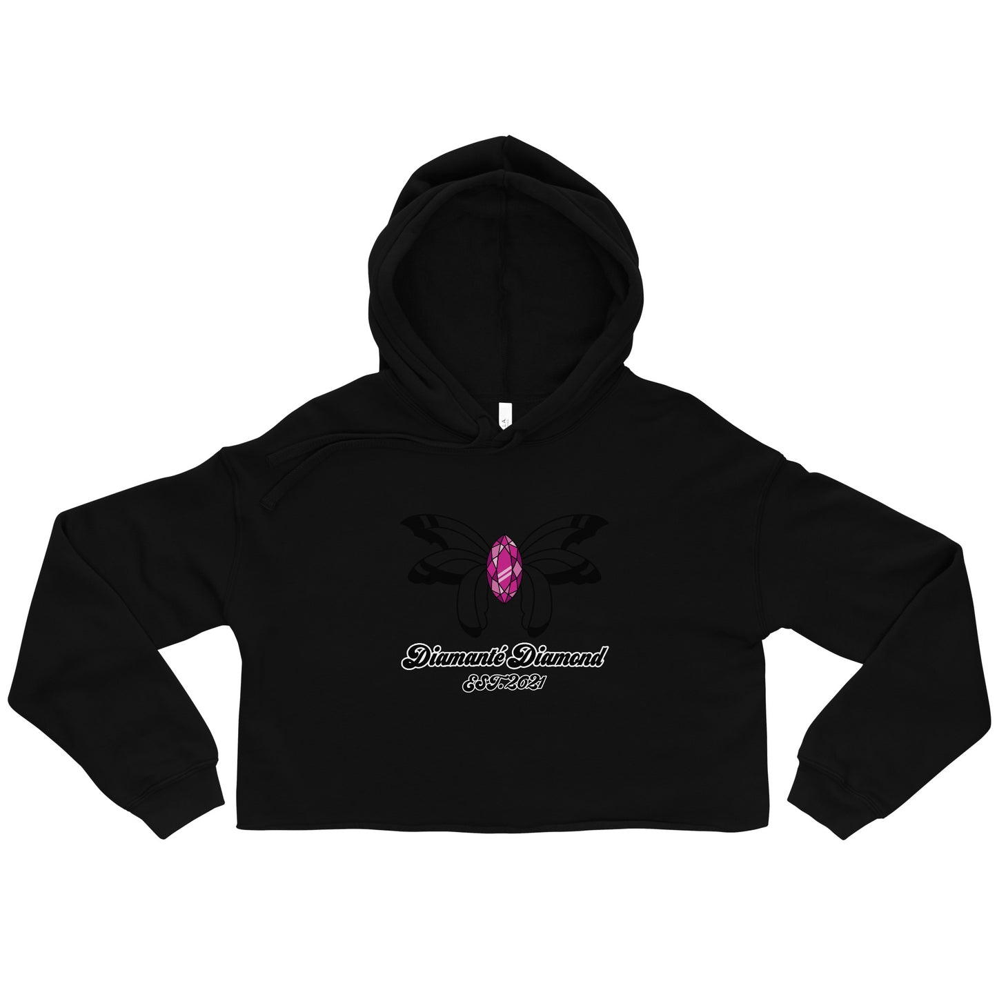 DD Butterfly Crop Hoodie