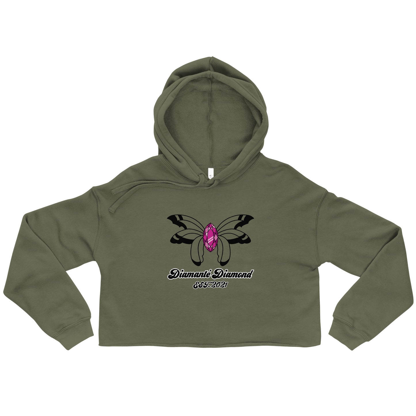 DD Butterfly Crop Hoodie