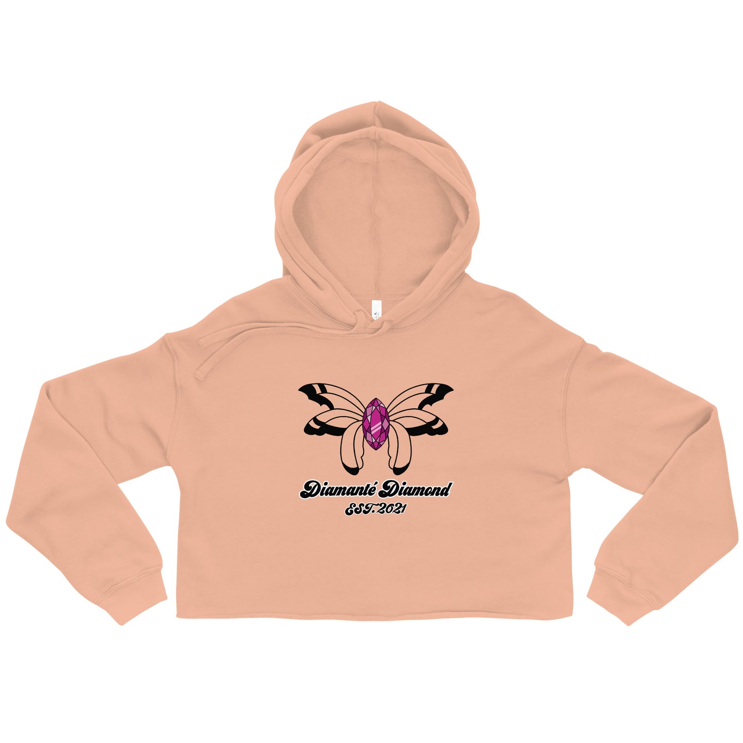 DD Butterfly Crop Hoodie