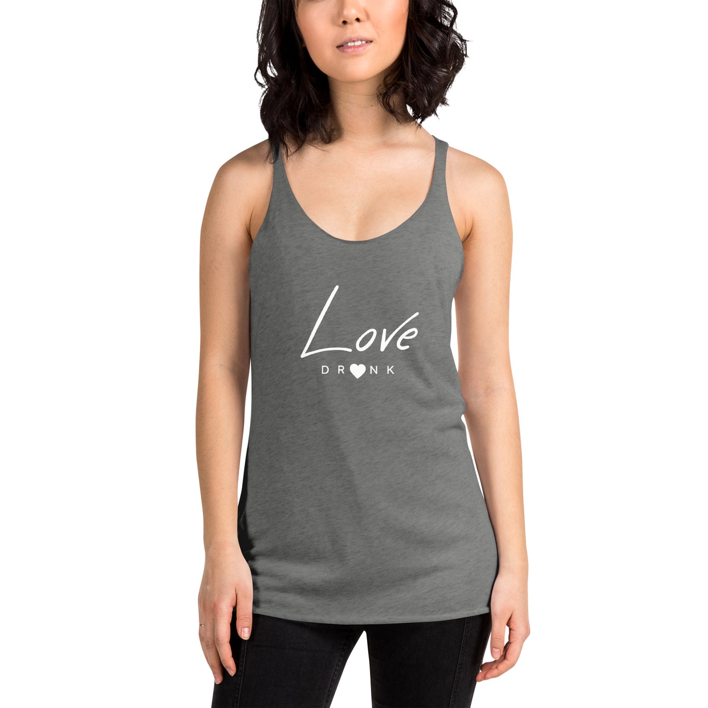 Drunk Love Women's Racerback Tank