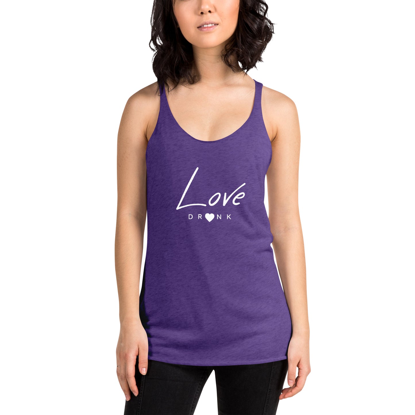 Drunk Love Women's Racerback Tank