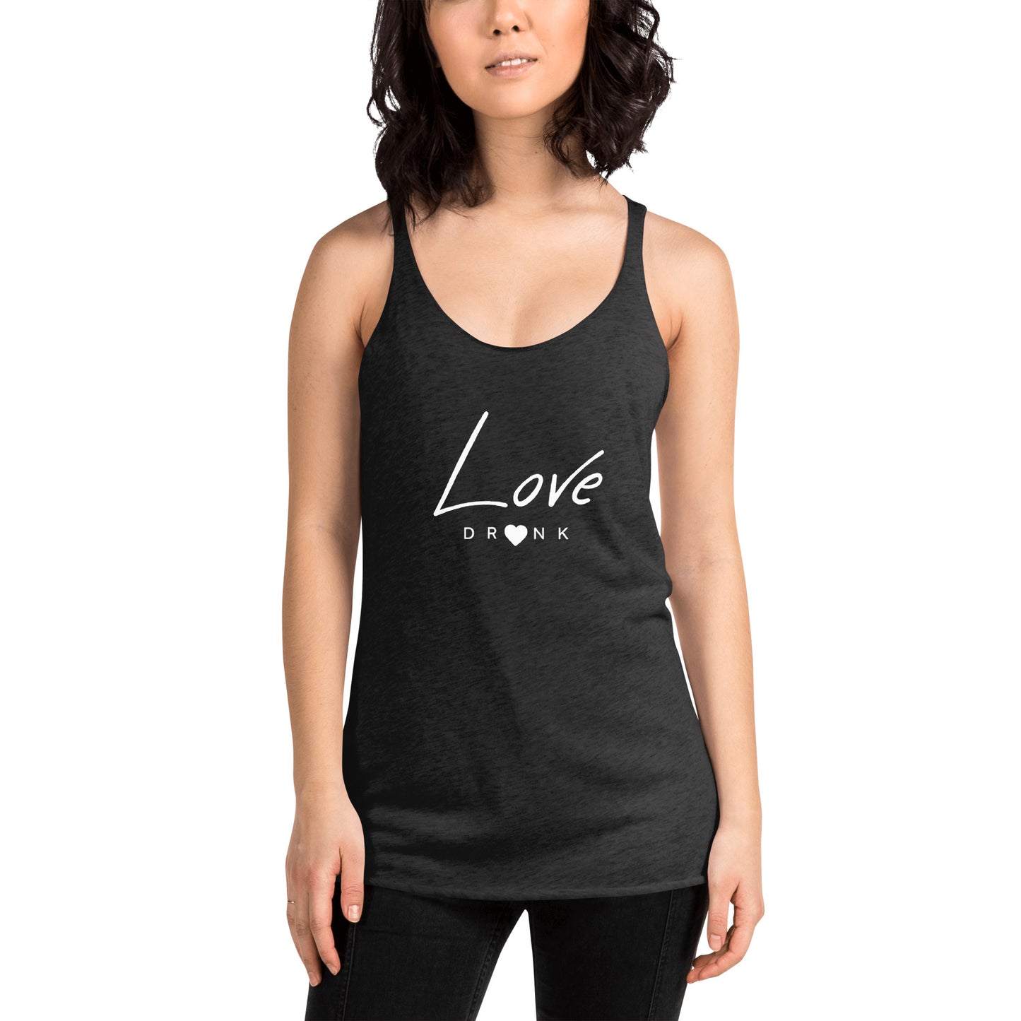 Drunk Love Women's Racerback Tank