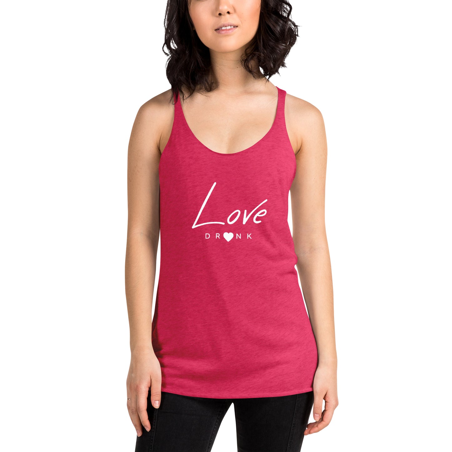 Drunk Love Women's Racerback Tank