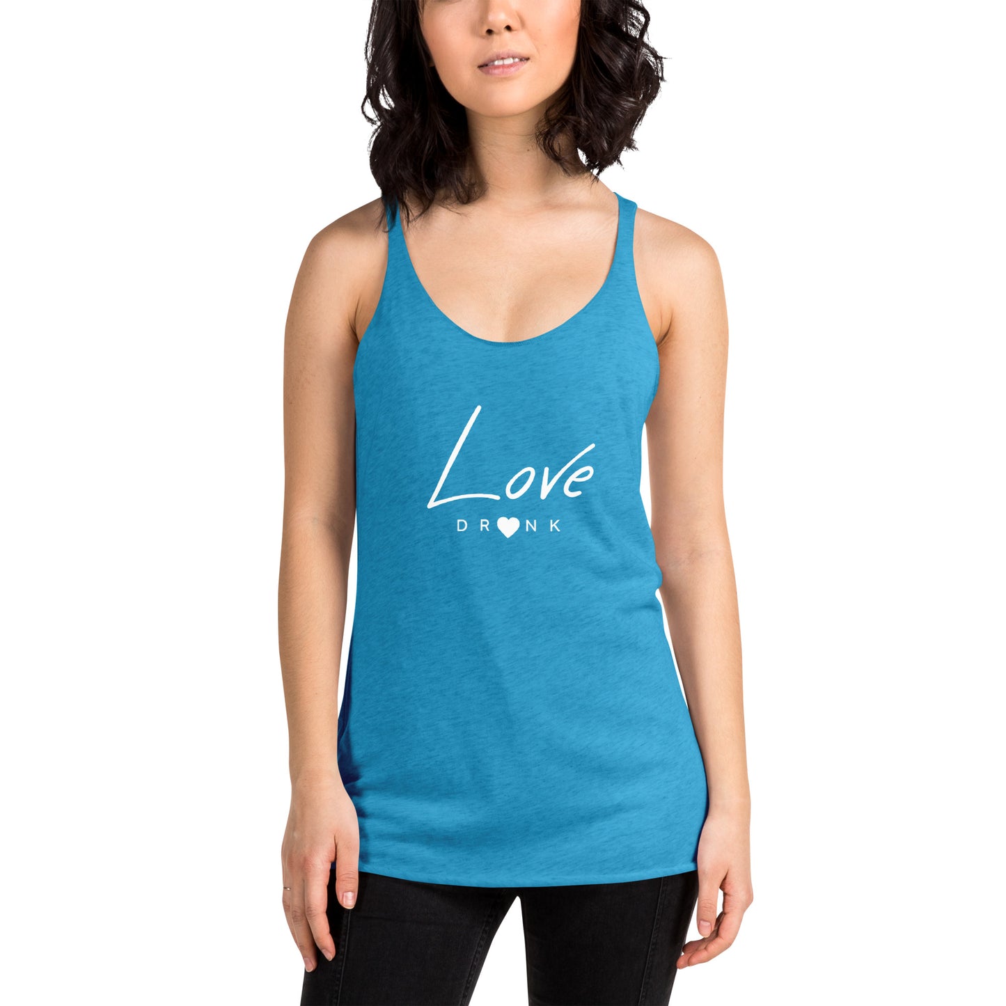 Drunk Love Women's Racerback Tank