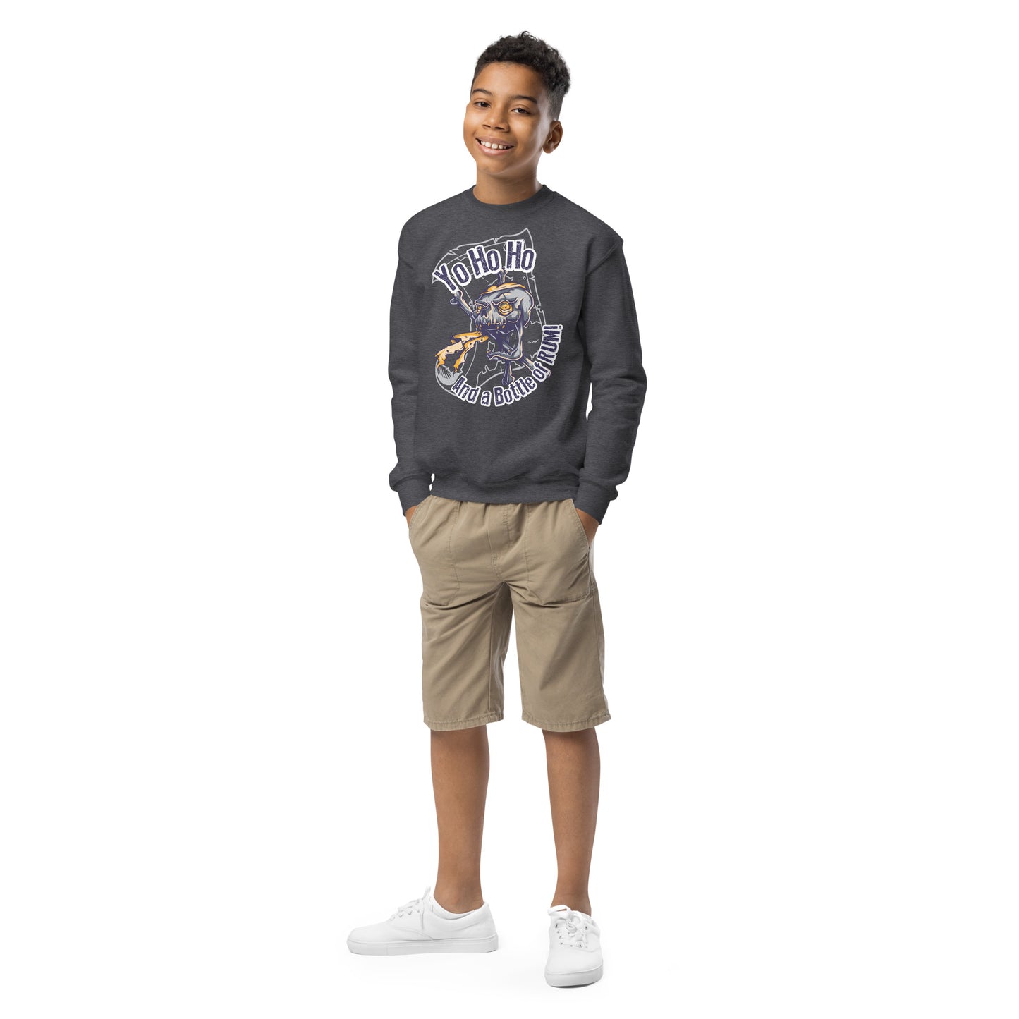 YO HO HO Youth crewneck sweatshirt