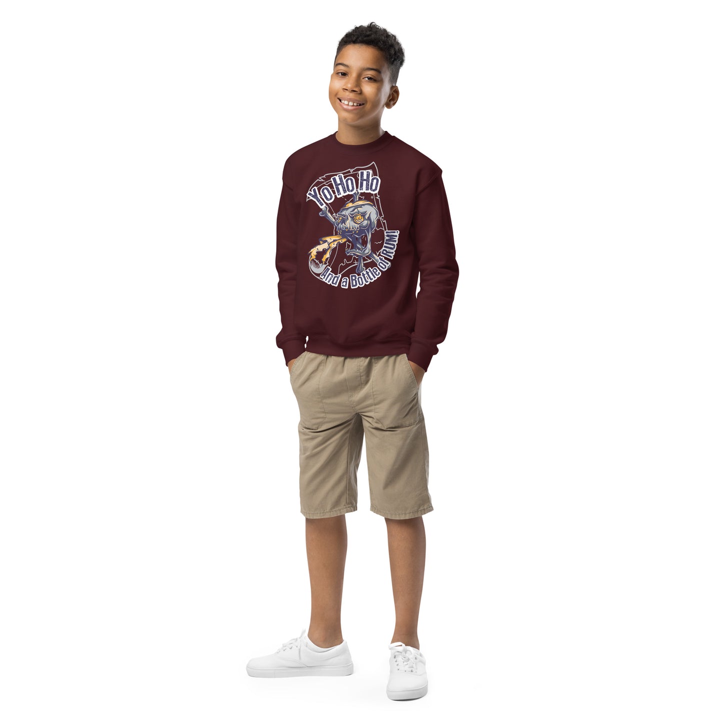 YO HO HO Youth crewneck sweatshirt